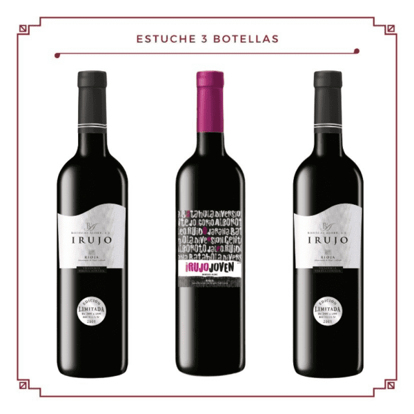 Coffret 3 bouteilles : 1 Irujo Joven + 2 Irujo Vendimia Seleccionada