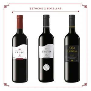 Estuche 3 botellas: 1 Irujo Crianza + 1 Irujo Vendimia Seleccionada + 1 Irujo Viña Lombas Garnacha