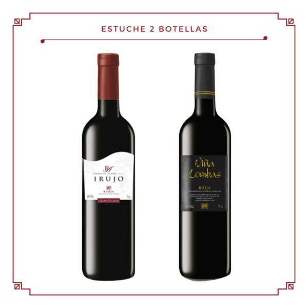 Estuche 2 botellas: Irujo Crianza + Viña Lombas