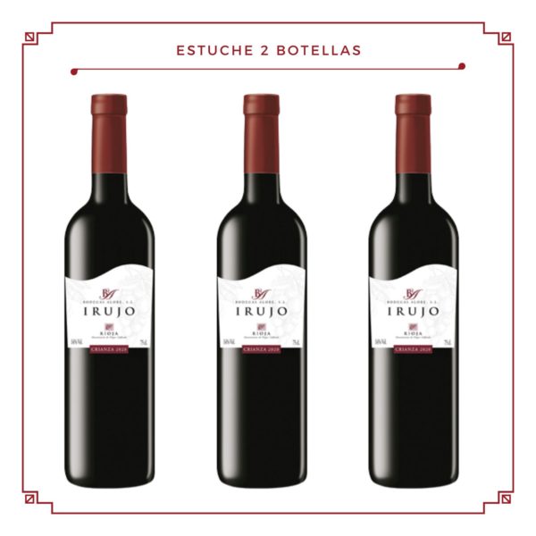 Estuche 3 botellas: Irujo Crianza