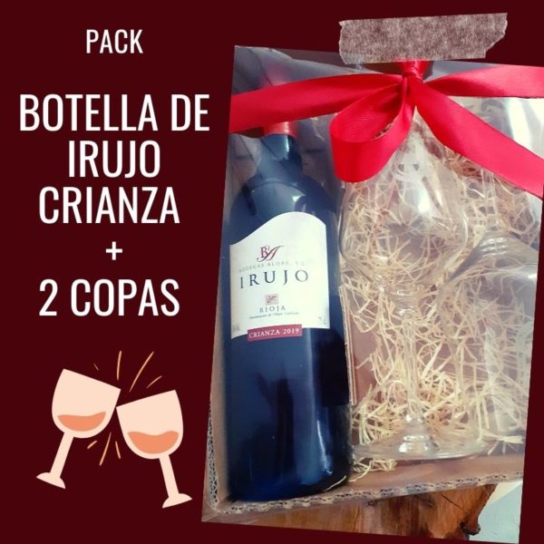 Pack Irujo Crianza 2022 + 2 copas